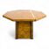 Burr walnut table by Jean Claude Mahey