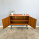 Small sideboard on hairpin legs, teak, 1960s