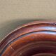 Louis Philippe organic curved wavy distressed mirror, ca 1880