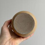 Hand-thrown ceramic pitcher