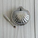 Shell butter dish