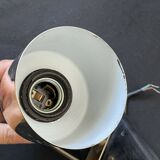 Wall lamp Metal Gold And Black - Blackened Wood