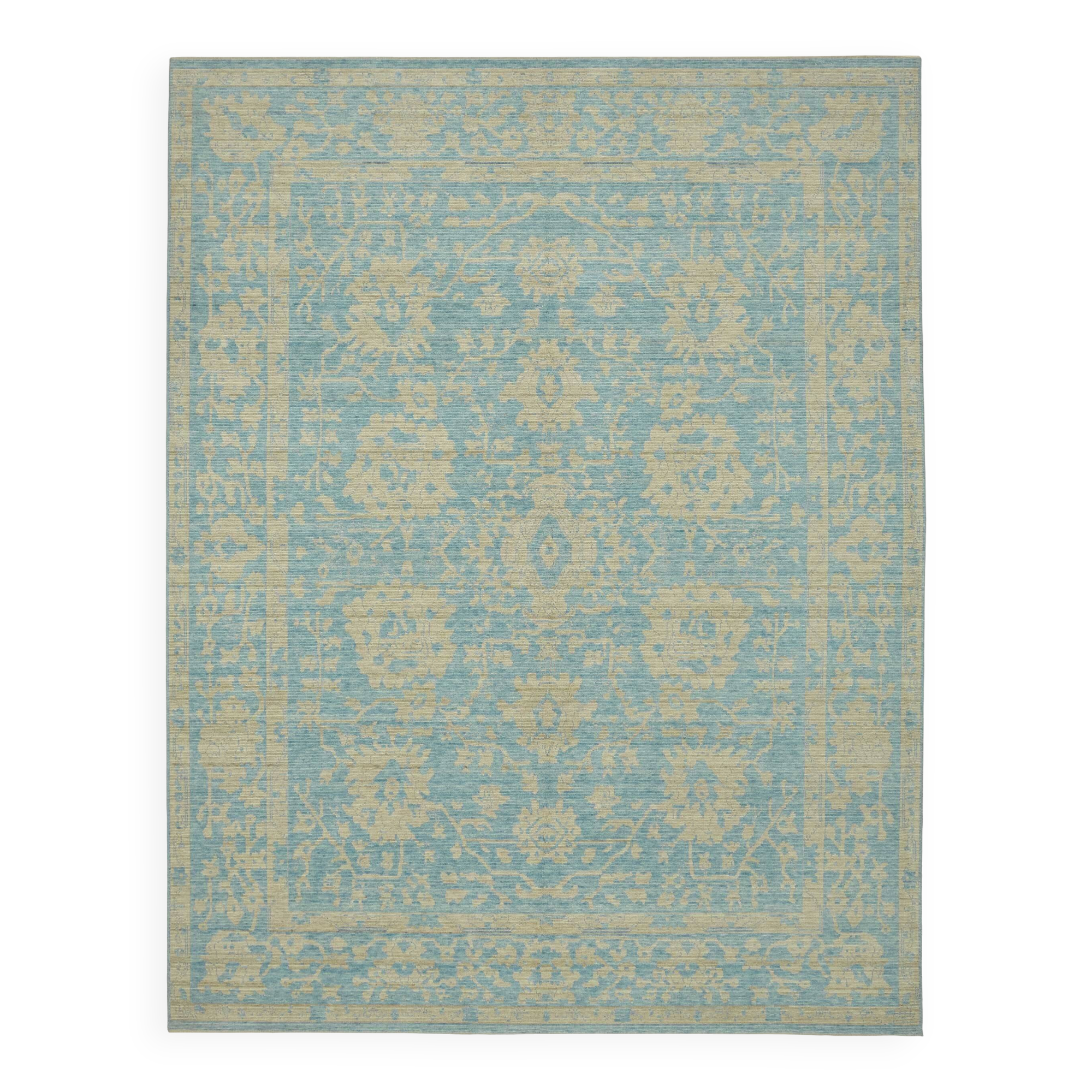Turkish Handcrafted Loom Oushak Rug 298 cm x 386 cm