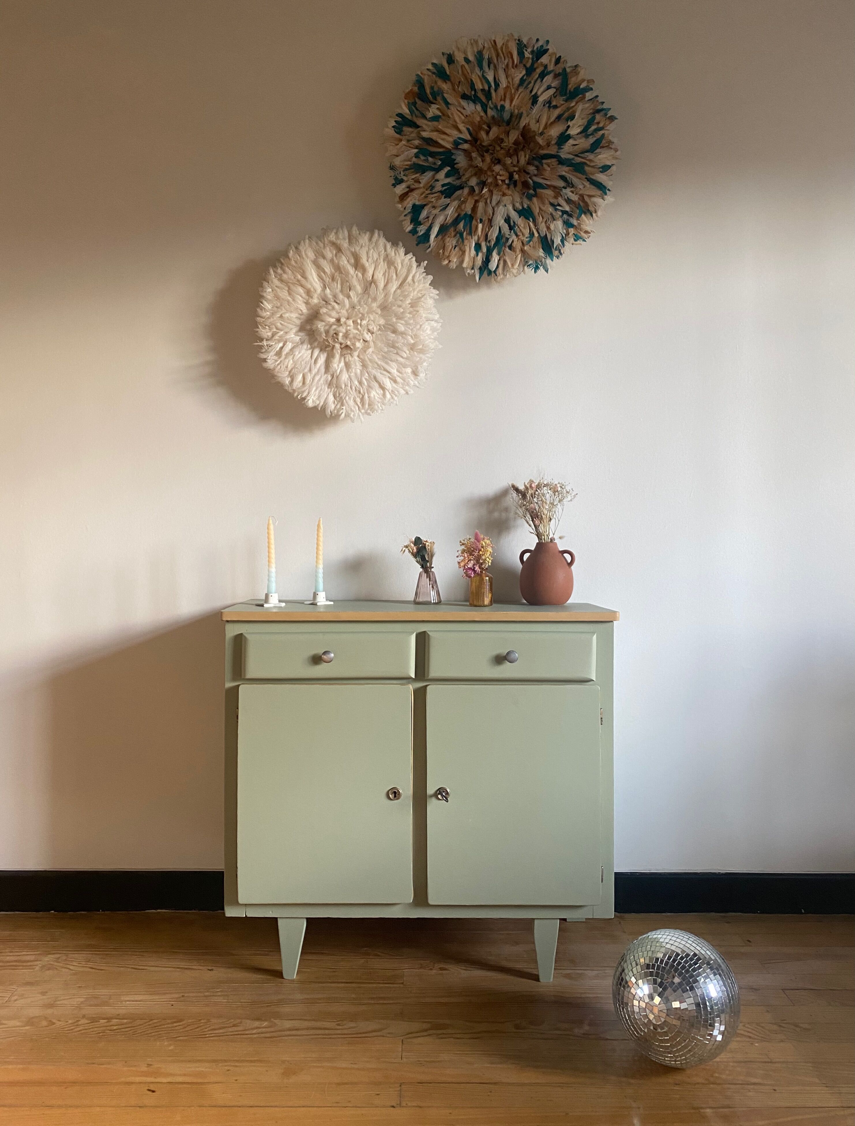 Vintage khaki buffet
