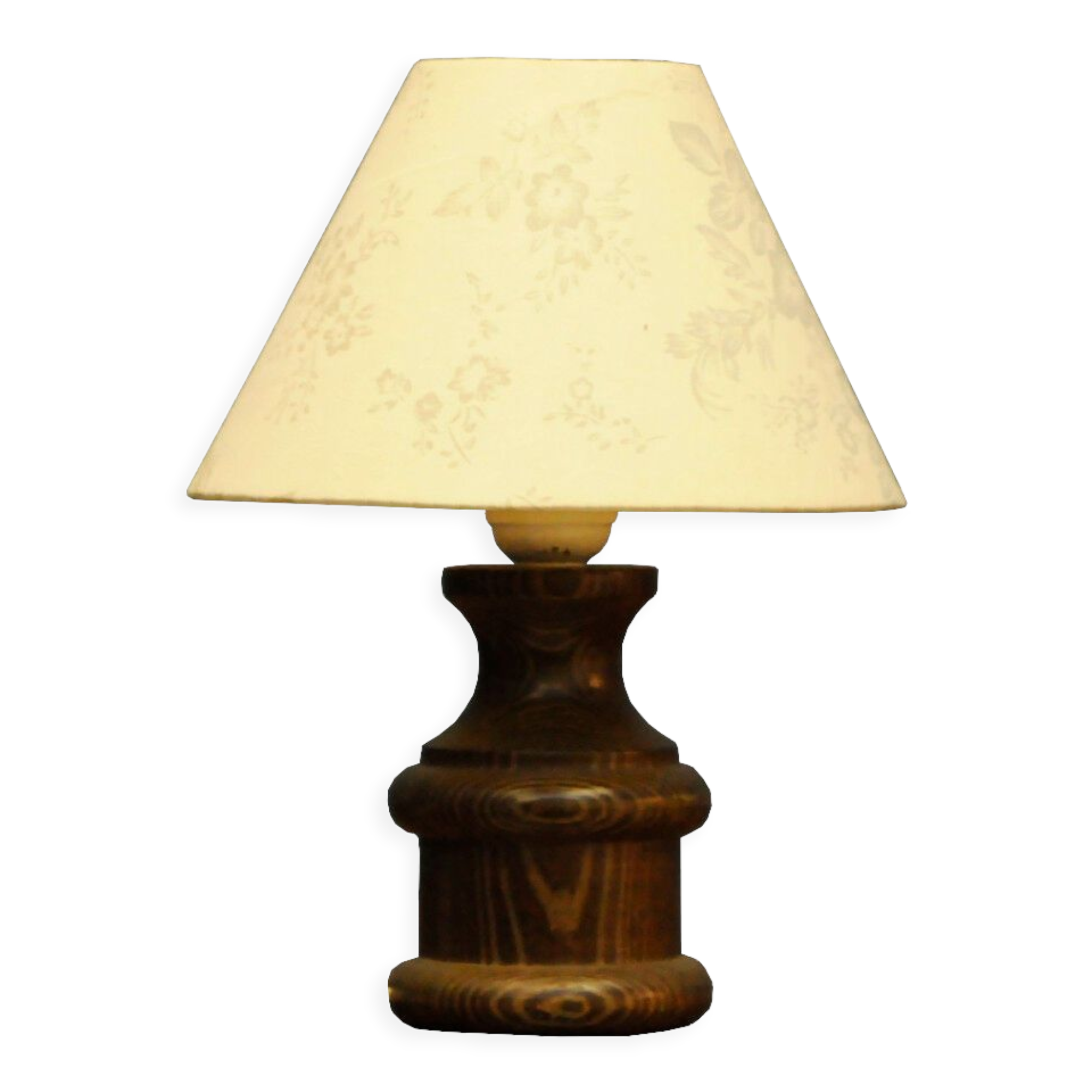 Sygnowana Drewniana Lampa AFAS