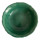 Salad bowl, fruit bowl in green ceramic