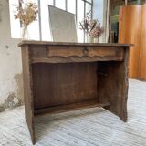 Aranjou elm brutalist desk