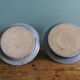 Stoneware candlesticks signed artisanal ceramics