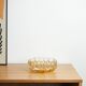 Pressed glass platter by Walther-Glas, geometric pattern, Germany, 1970s