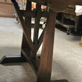 Small oval folding wine table