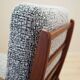 Danish armchair in wood and fabric, 1970s