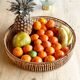 Vintage wicker and rattan tray