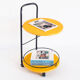 Serving table lacquered iron, france, 80s