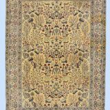 Persian Nain Iran Wool and Silk Rug Circa 1960" Handmade - 1.60 x 2.30 Meters