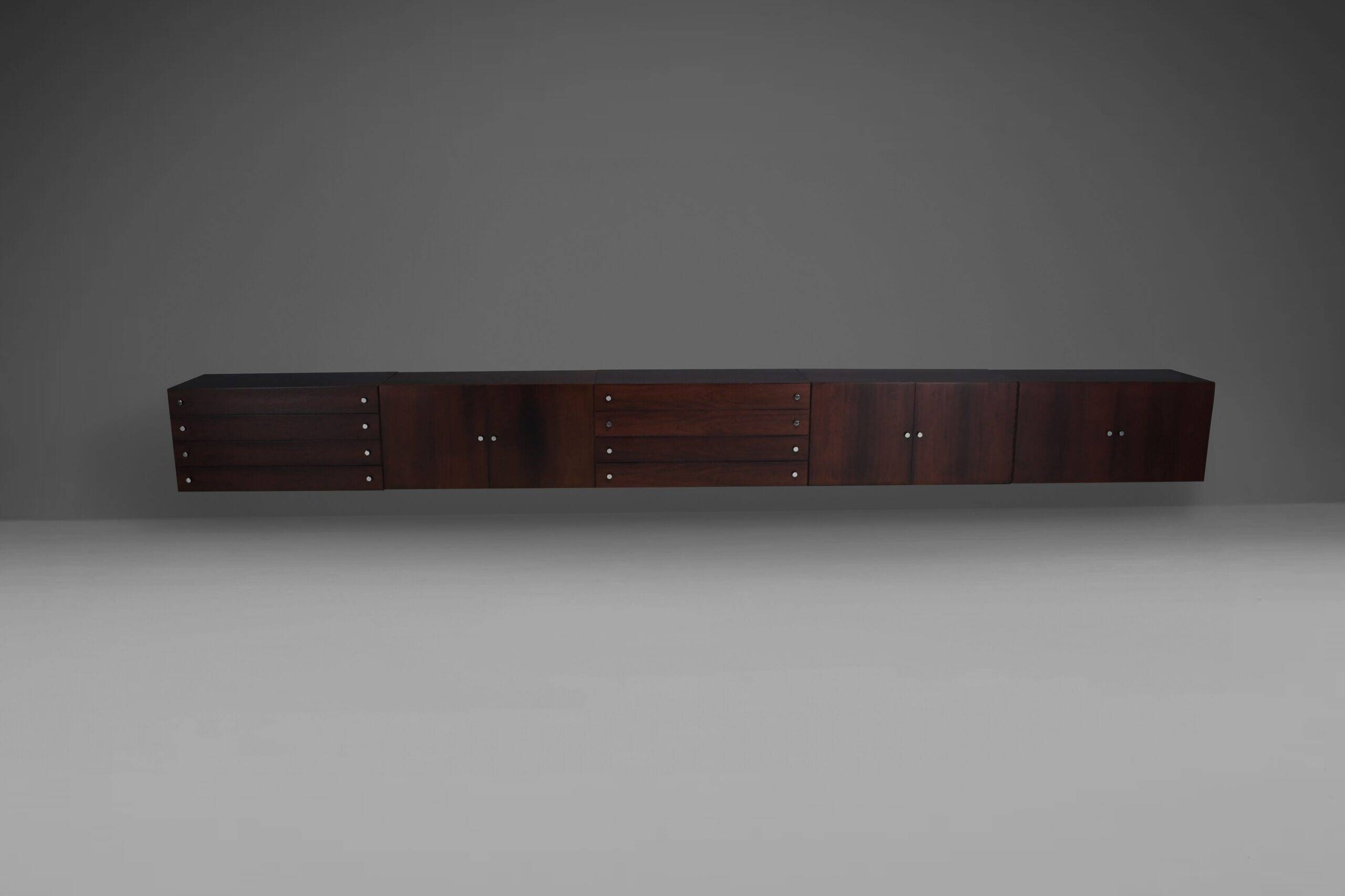XL floating sideboard by Poul Nørreklit for Sigurd Hansen, Denmark 1969