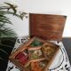 Old Yellow Dwarf game, wooden box, 1940s