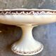 Large Creil & Montereau fruit bowl in brown ironstone