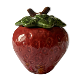 Pot en barbotine en forme de fraise