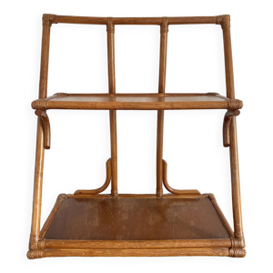 Étagère mural en rotin