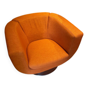 B&B Italia fauteuil design orange vintage / collector