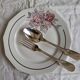 Christofle Alfenide silver cutlery, Coquille/Vendôme model, x6 or 12