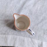 Gien's small pitcher or porcelain milk pot