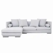 Corner sofa MALMO dove grey, Scandinavian design