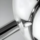 Vintage design floor lamp Eye Ball chrome tulip base - 3 adjustable globes