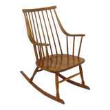 Scandinavian rocking chair "Grandessa", Lena Larsson, Nesto, Sweden, 1960