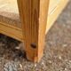 Solid wood console table