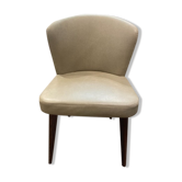 Chaise en cuir d'agneau