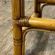 Rattan and cane stool, seaside spirit, mid-20th century.