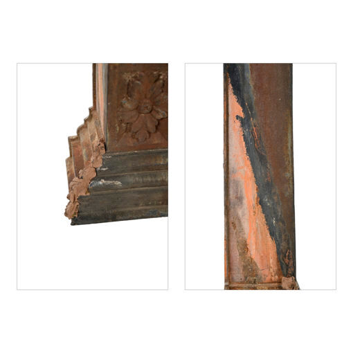 Nineteenth century cast iron window