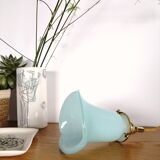 Vintage opaline suspension "light blue" vintage opaline suspension lamp