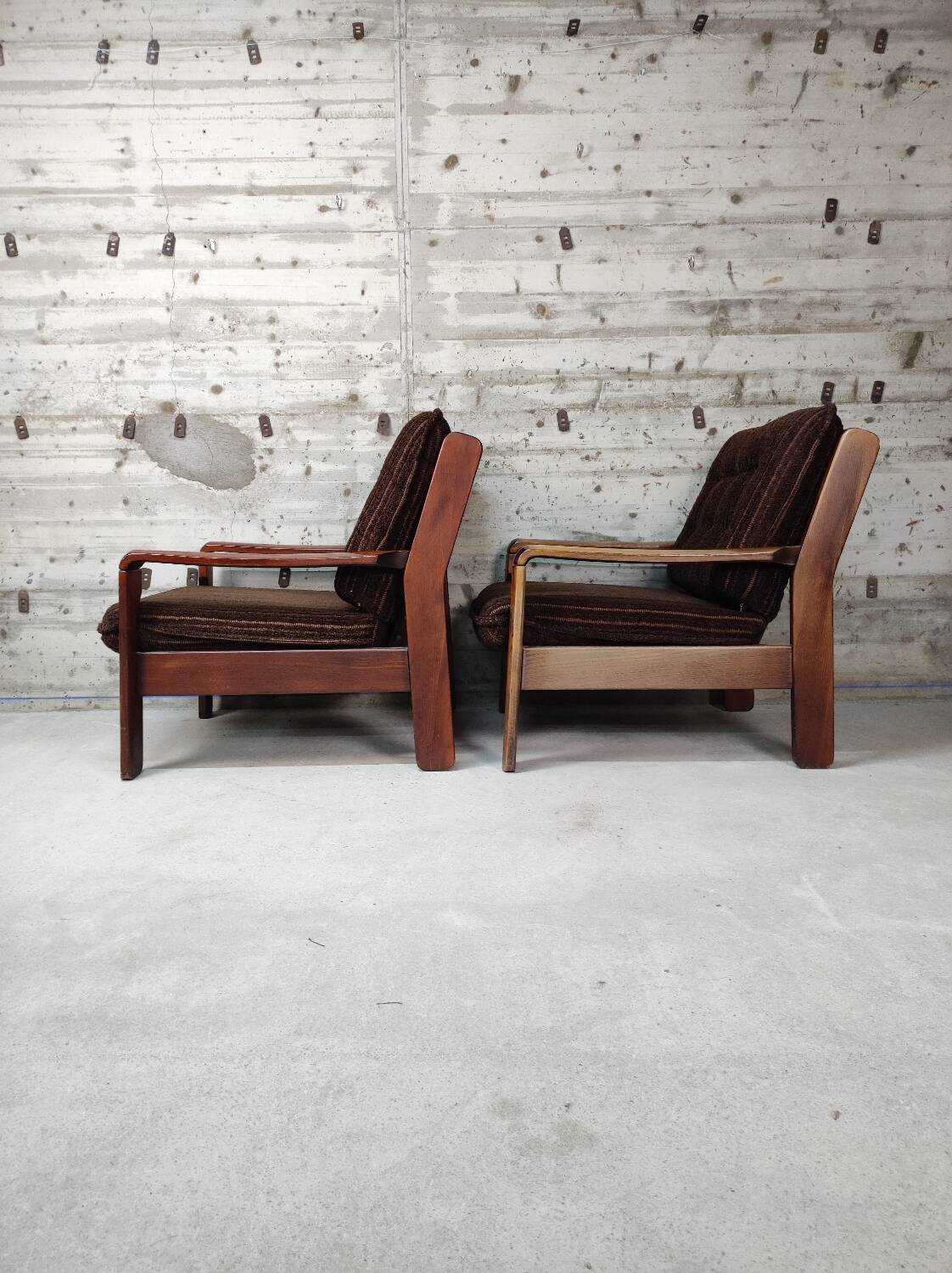 Pair of Scandinavian armchairs