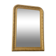 Ancient mirror louis Philippe gilded carved mercury ice - 110x78cm