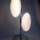 Italian design lamp Fabas Luce – Double adjustable pebble – Chrome &