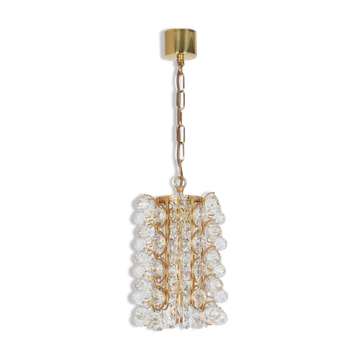 Small golden brass pendant by Christoph Palme, Germany, 1970s.