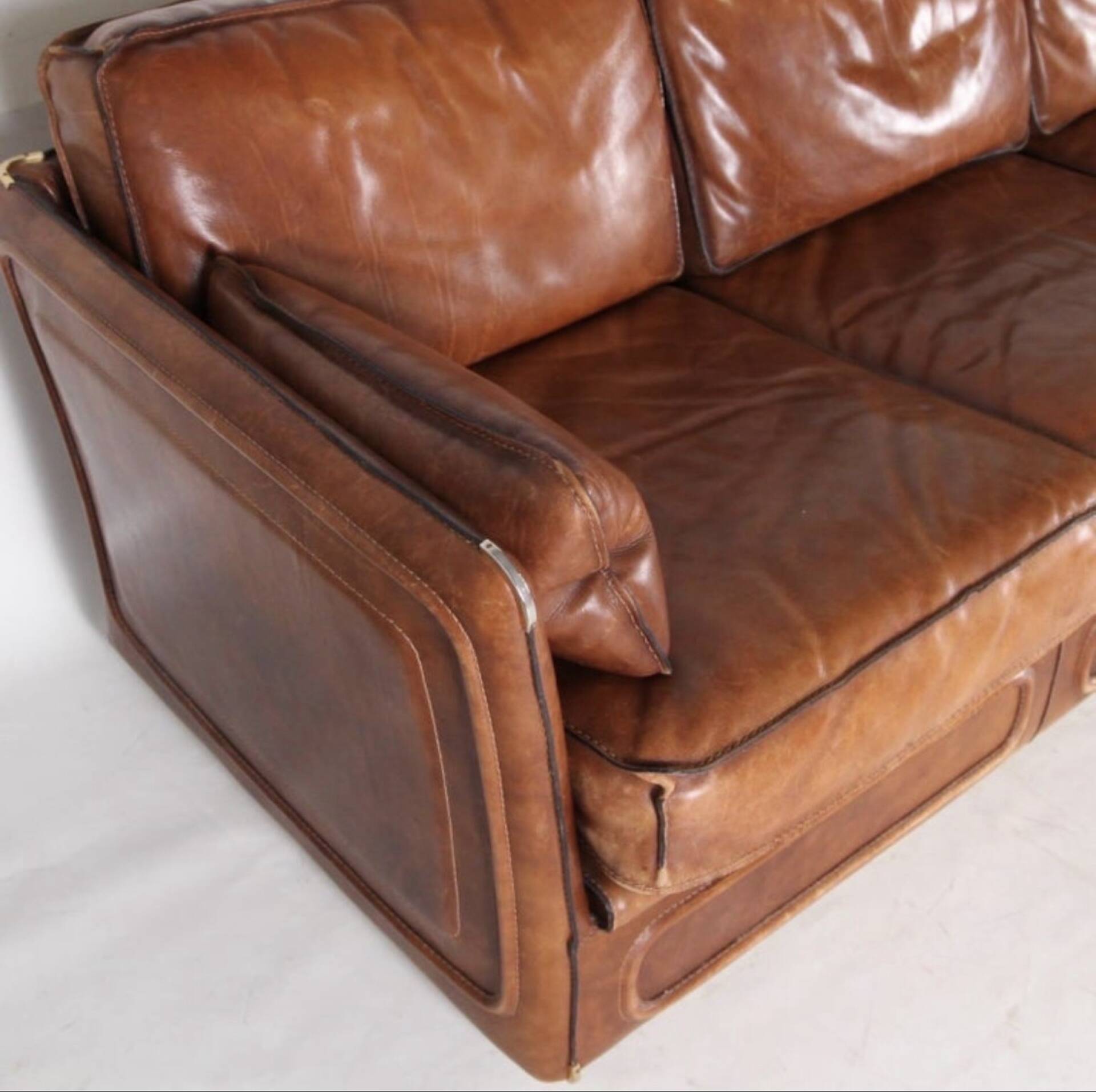Canapé cuir 3 places Roche Bobois
