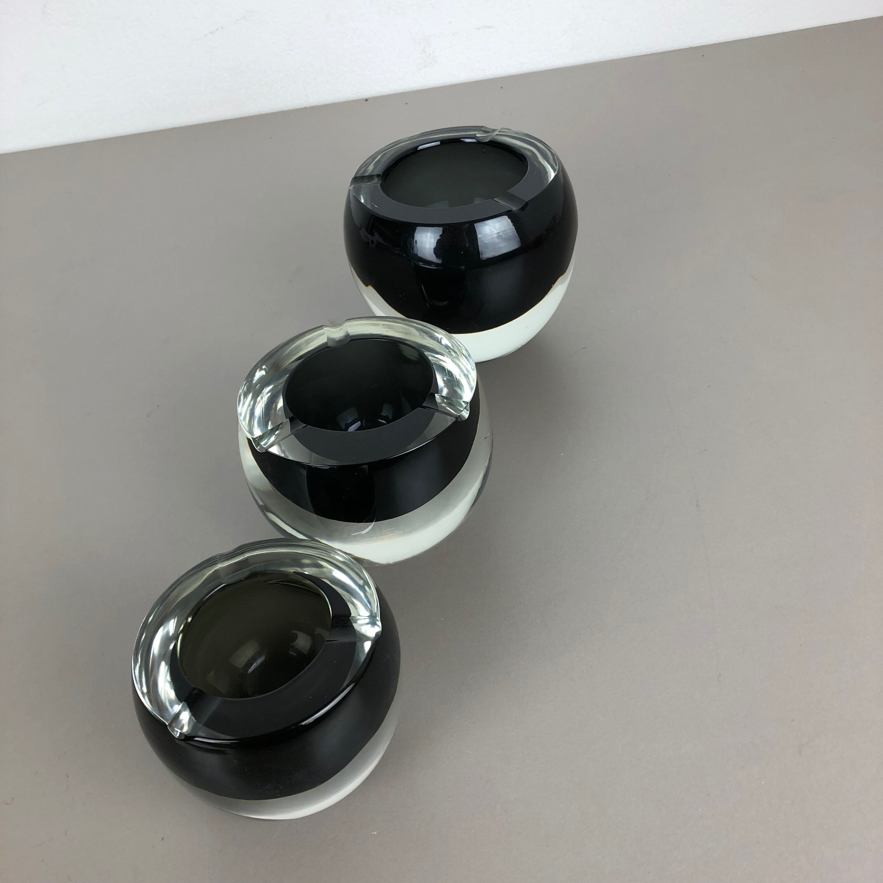Murano glass ashtrays by Antonio da Ros, Cenedese, 1960s