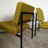 pair of André Simard armchairs for Airborne