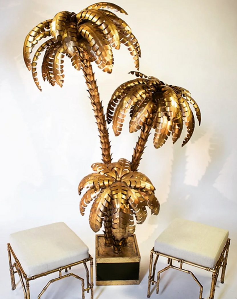 3-head palm tree floor lamp