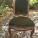 Two empire velvet chairs