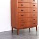 Commode danoise en teck du milieu du siècle, années 1960.