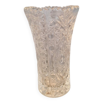 Vase type Chesnay crystal of Arques