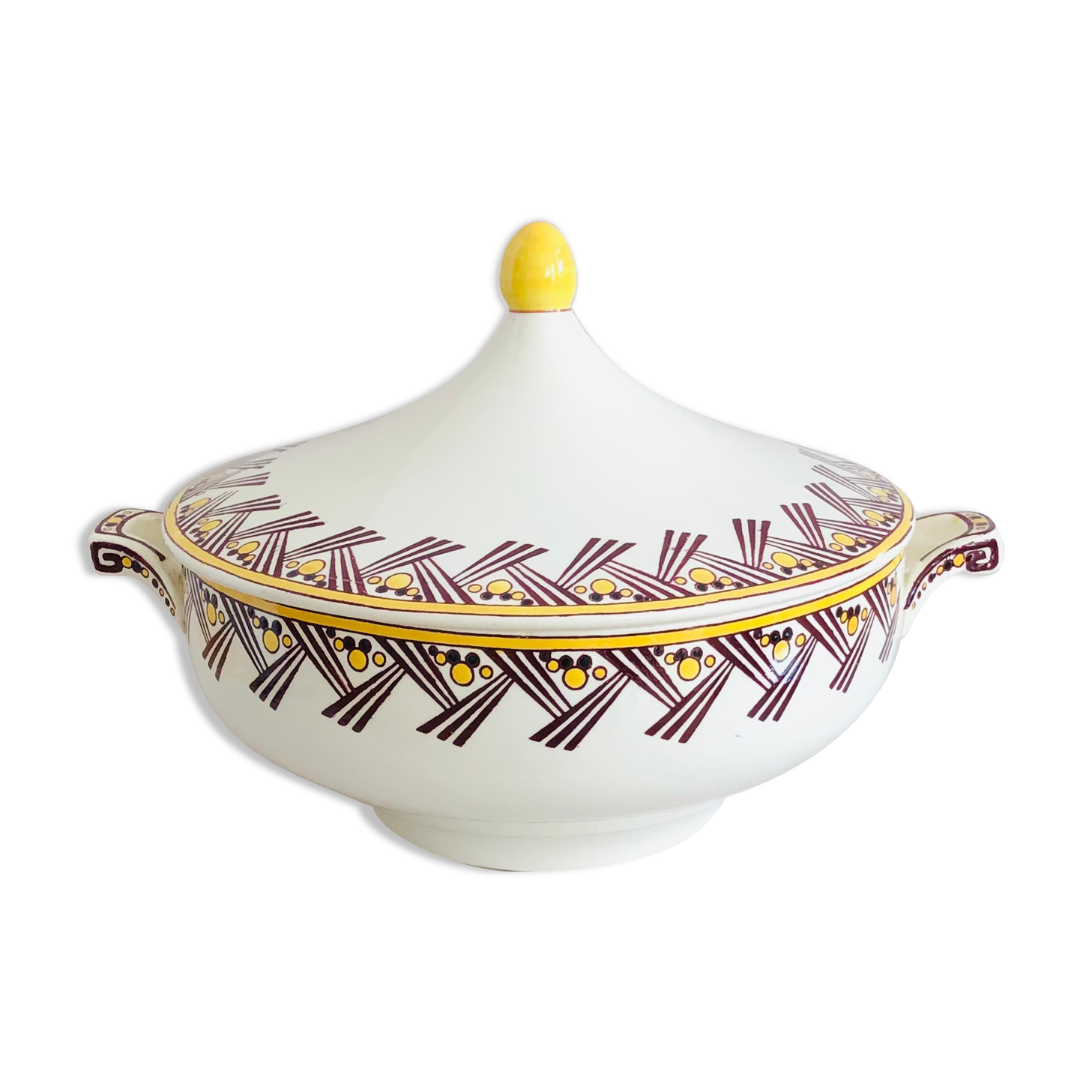 Vintage ceramic soup kitchen Boch, Belgium