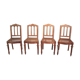 Suite de 4 chaises Louis Philippe en merisier XIXème