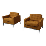 Pair of Florence Knoll lounge chairs for Knoll International