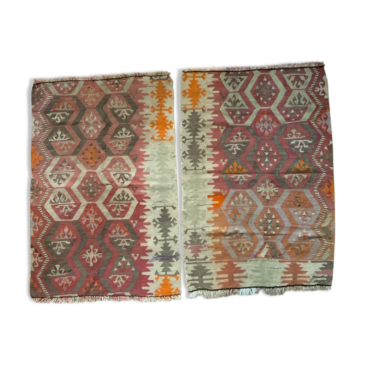 Pair of kilim rugs
