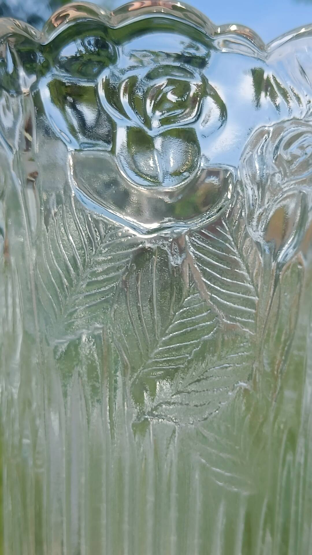 Art Deco glass vase